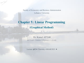 Linear Programming (graphical method) | PDF