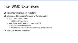 Simd Extensions Icon lec2 - Modern Processors - SIMD.pptx