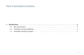 Ensemble Learning Notes for students of CS | PDF