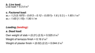 Lec 20 - Design of Stair case- Longitudinally supported.pptx