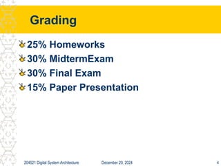 Fundamentals of Computer Architecture lecture notes | PPT