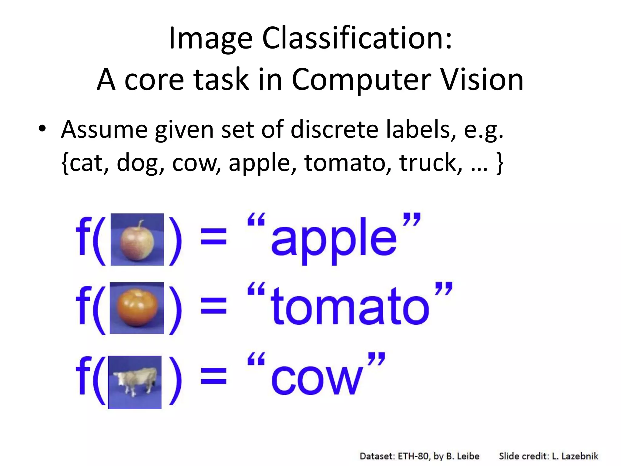 Computer Vision image classification | PPTX | Artificial Intelligence ...