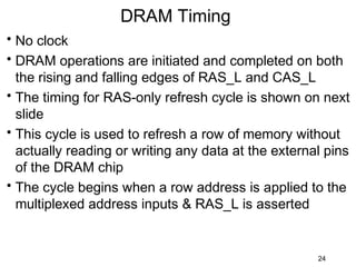 Static and Dynamic Read/Write memories | PPT