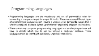 Key Words In Basic Computer Language Lec21&22.pptx programing language and there study | PPTX