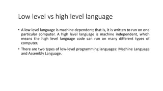 Lec21&22.pptx programing language and there study | PPTX