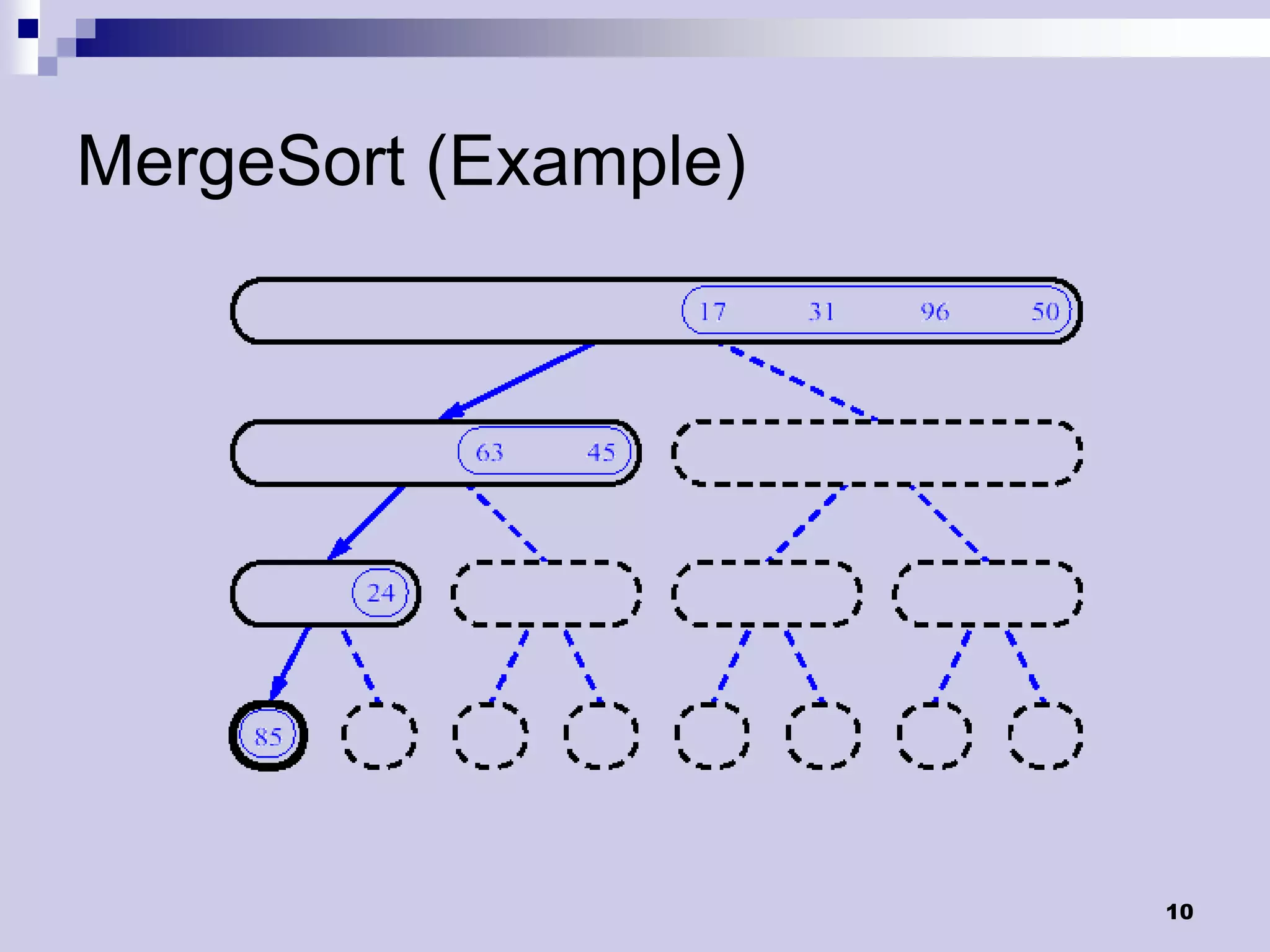 MergeSort (Example)




                      10
 