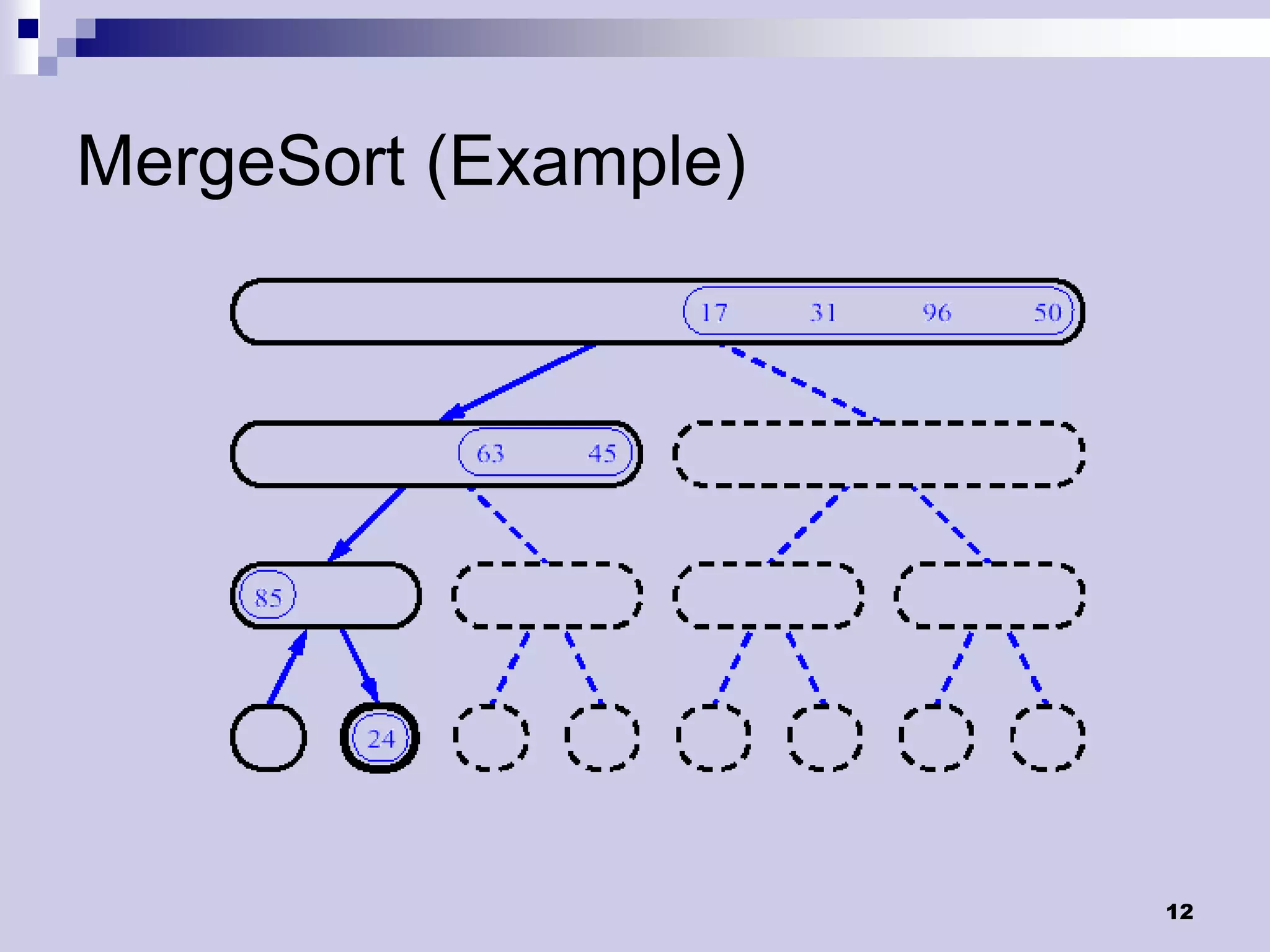 MergeSort (Example)




                      12
 