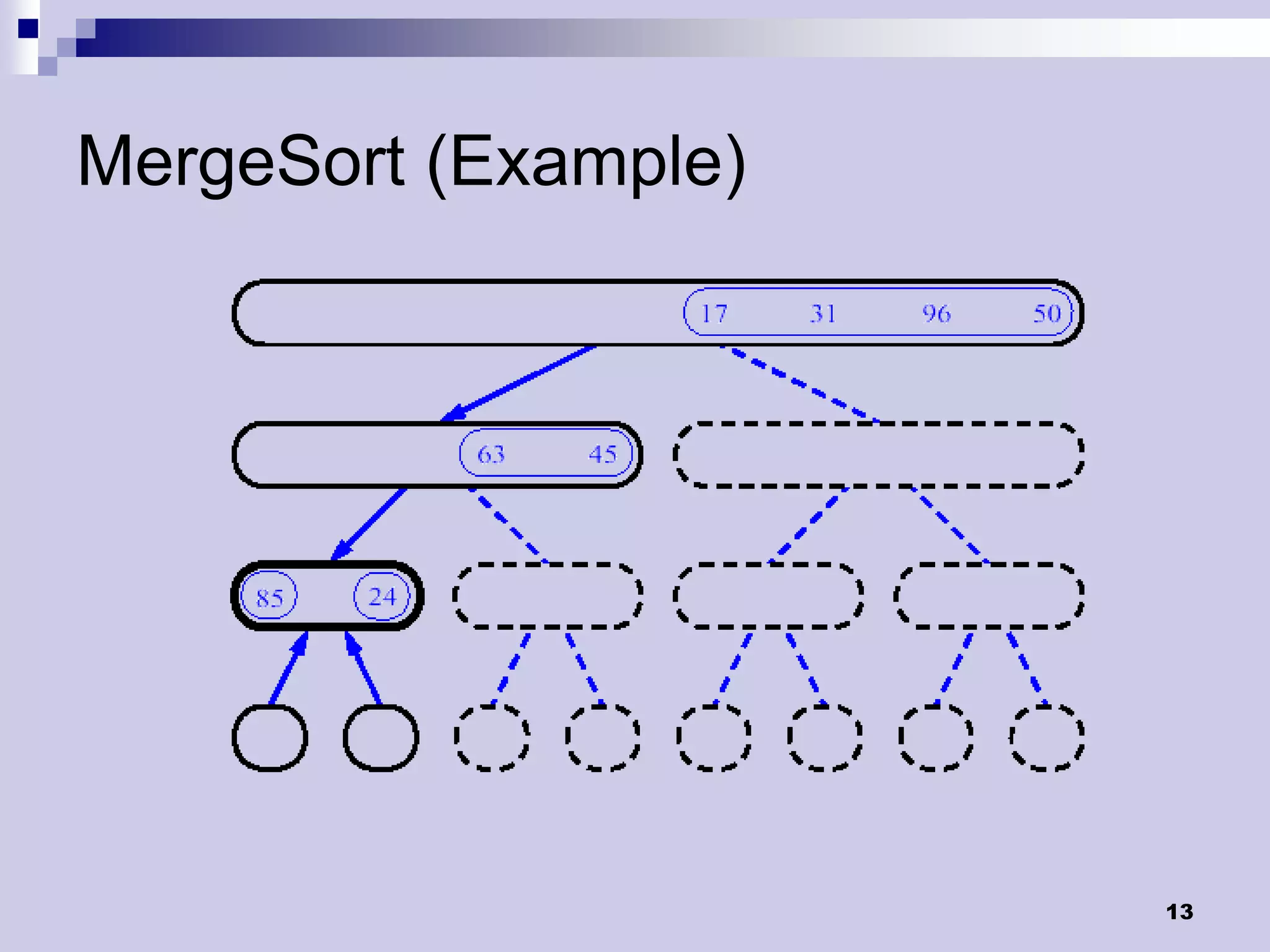 MergeSort (Example)




                      13
 