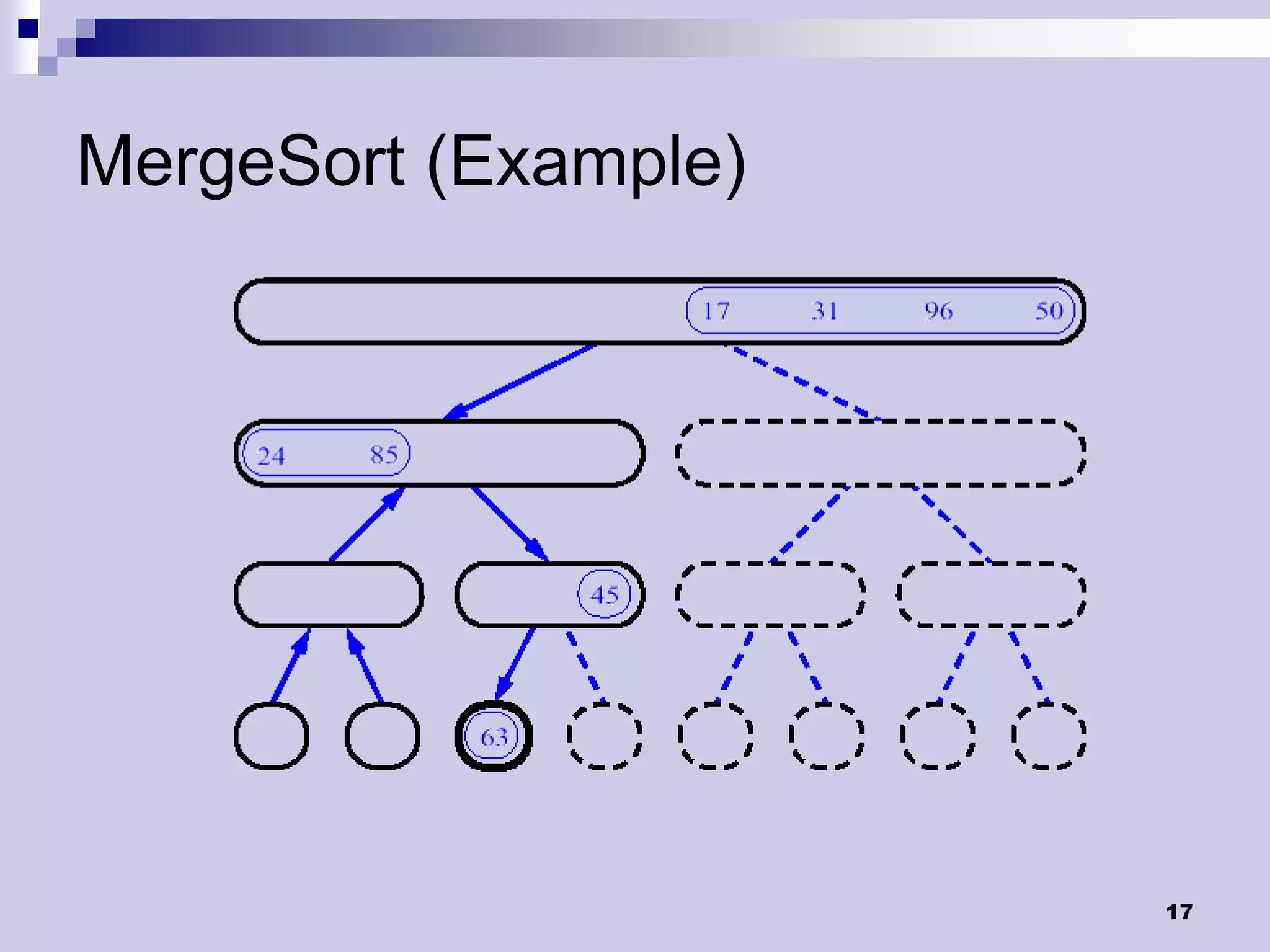 MergeSort (Example)




                      17
 