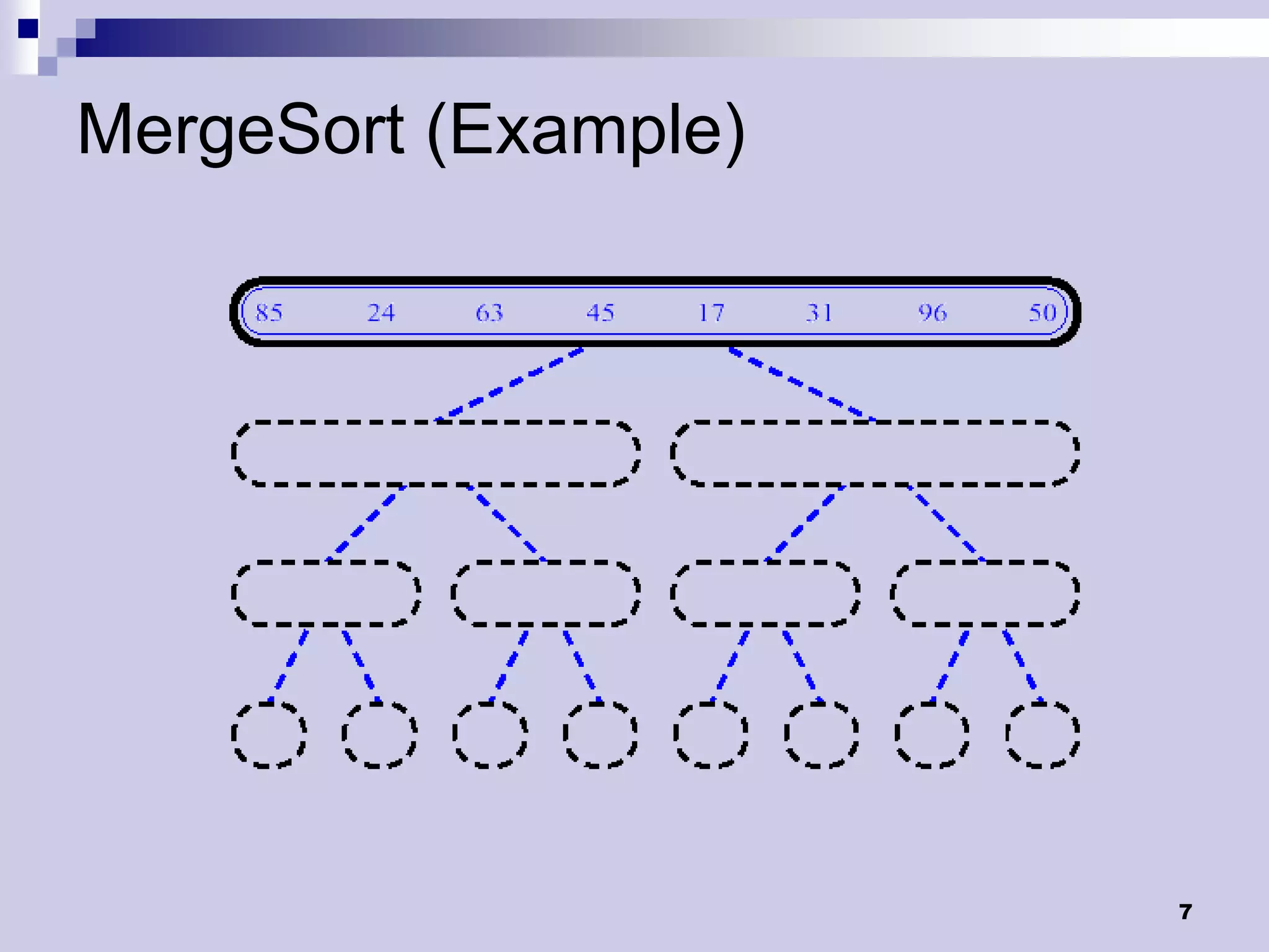 MergeSort (Example)




                      7
 
