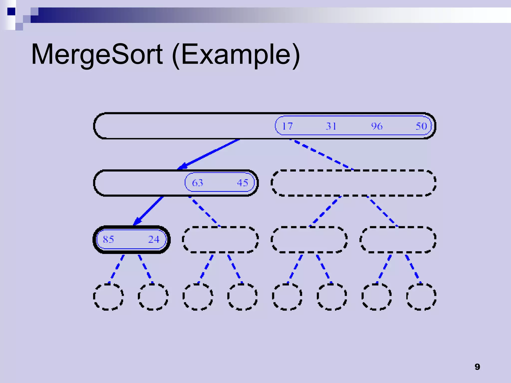 MergeSort (Example)




                      9
 