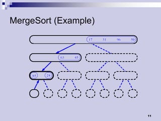 MergeSort (Example)




                      11
 