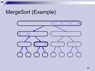 MergeSort (Example)




                      21
 