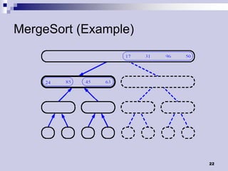 MergeSort (Example)




                      22
 