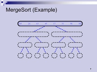 MergeSort (Example)




                      7
 
