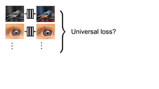 Universal loss?
…
…
 