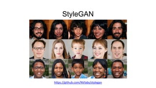 StyleGAN
https://github.com/NVlabs/stylegan
 