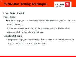 oose ppt white box testing and black box | PPTX
