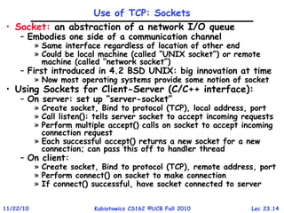 lec23-rpc.ppt lecture about RPC Remote Procedure Call | PPT