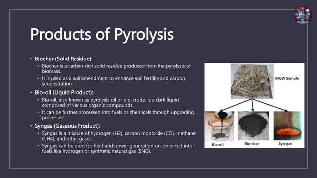 Pyrolysis – Its principles and claddification | PPTX | Chemistry | Science