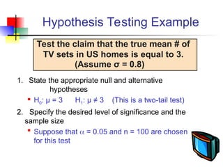 Statistics hypothesis testing lec 27.ppt