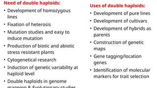 ploidy,autoploidy, alloploidy and double hyrbid | PPTX