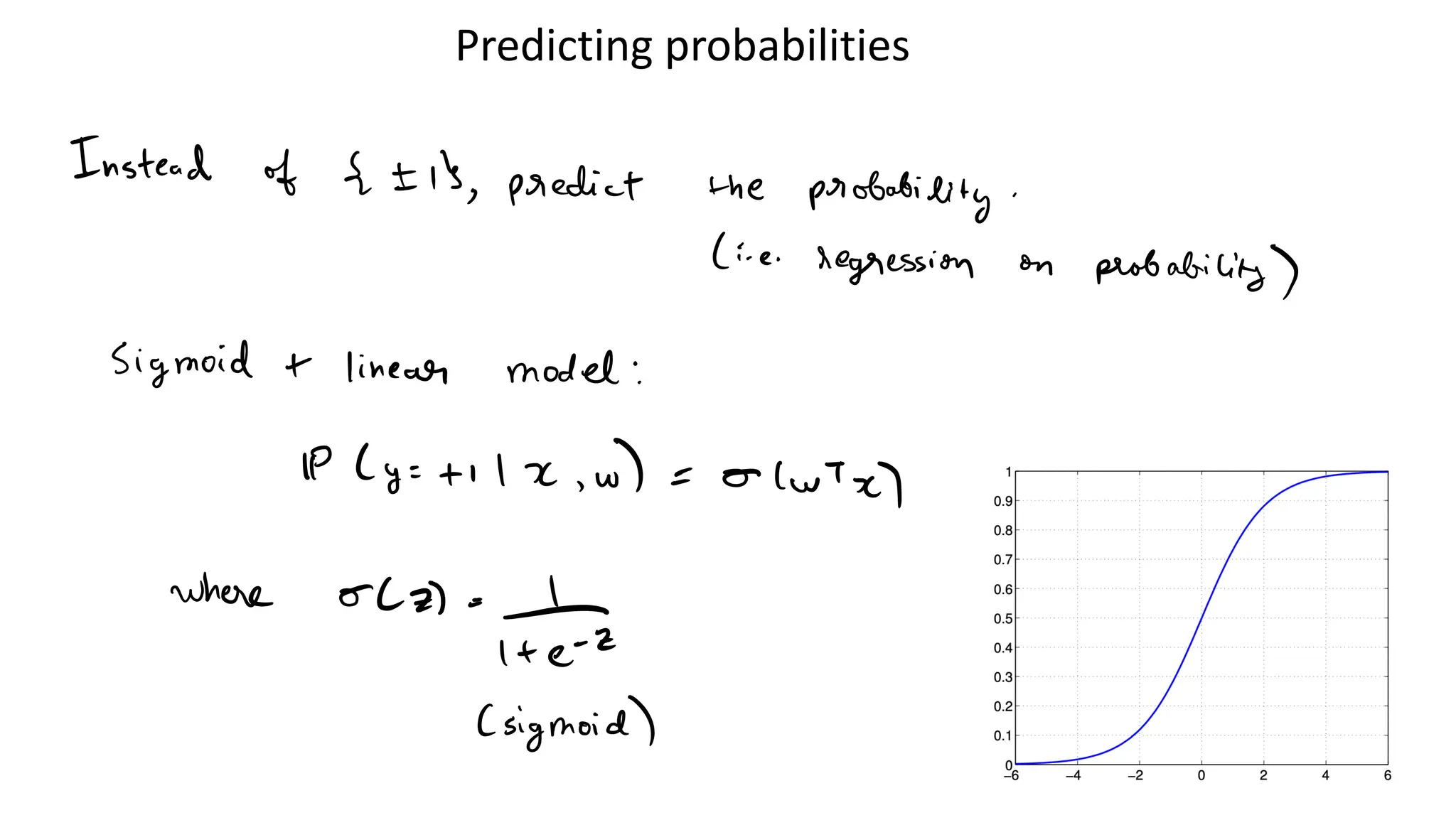 50
Predicting probabilities
 