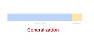 Generalization
 