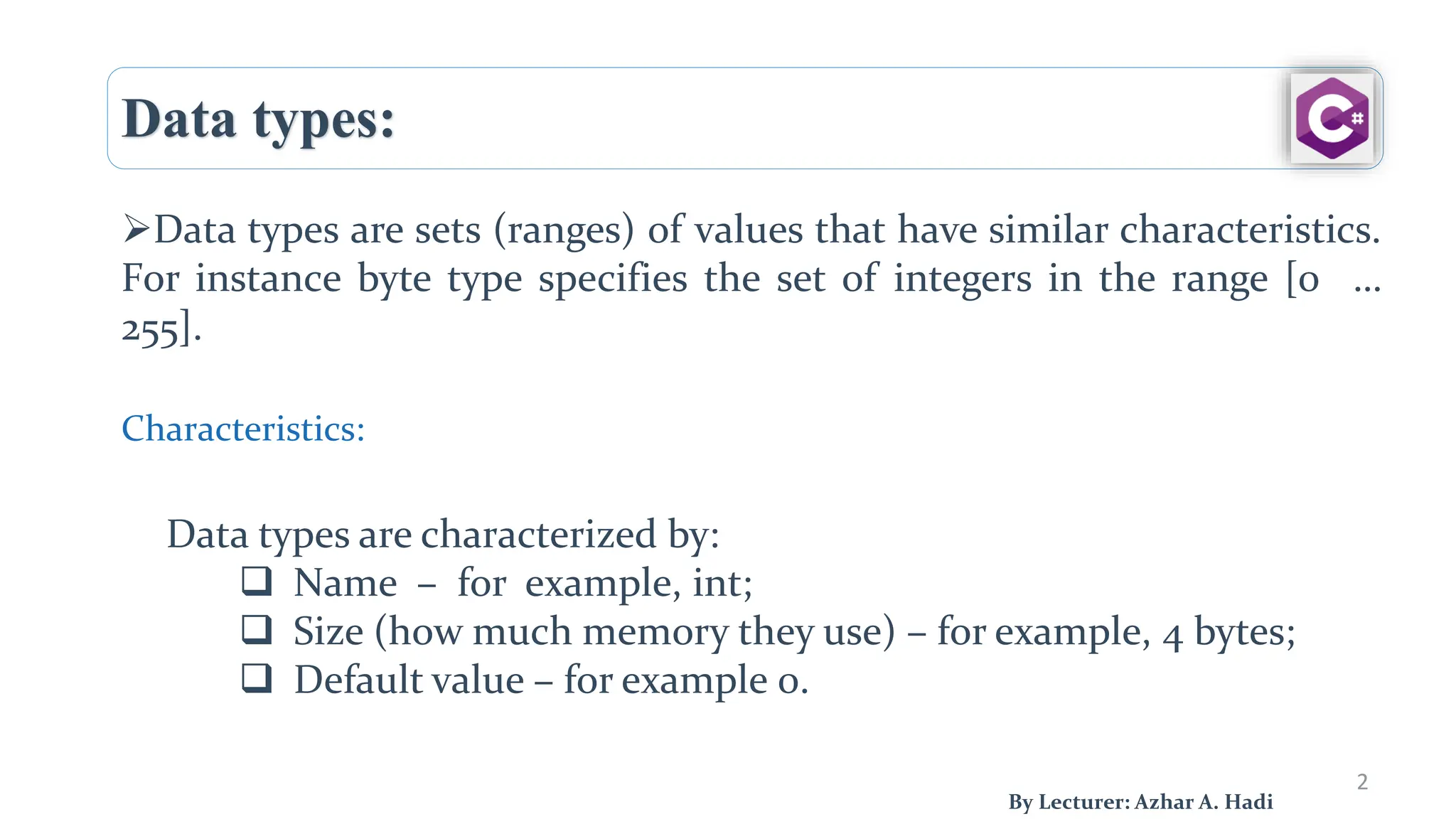 C# Data Types and Comments_Lecture2_C#.pdf