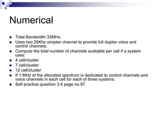 Simplex Bandwidth Lec 2 Cell Planning Principles lecture notes | PDF