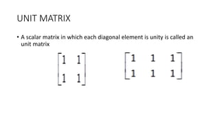 MATIX AND TYPES OF MATRIX | PPTX | Physics | Science