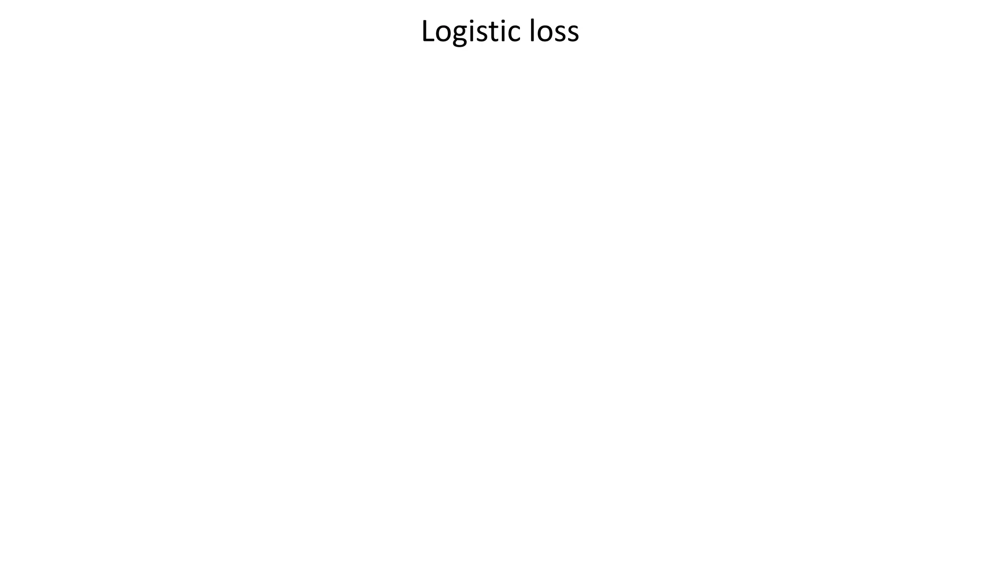 Logistic loss
 