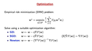 Optimization
 
