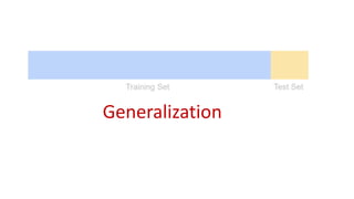 Generalization
 