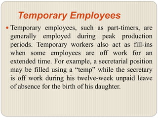 Temporary Workers Examples How do you know about labor supply? write about the labor supply issues ...