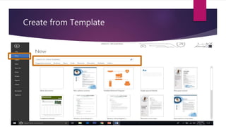 Create from Template
 
