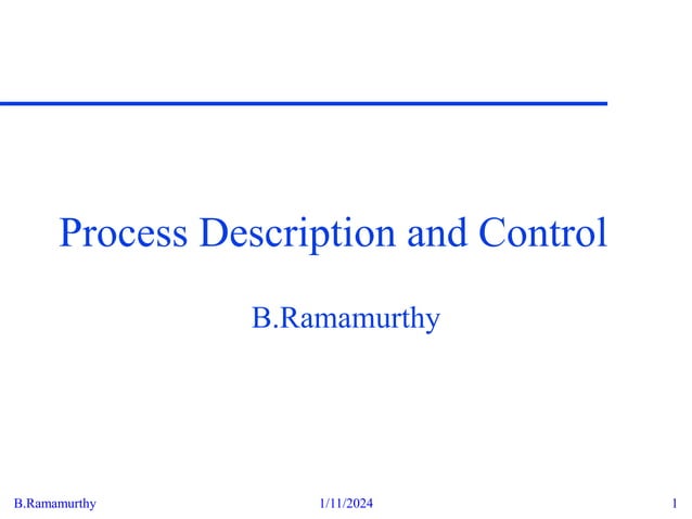 process control block ppt in operating system | PPT