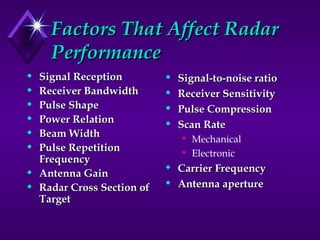 Lecture 3 - Radar Principles and Systems | PPT