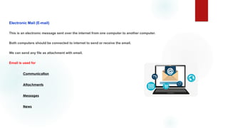 Webmail In Computer Network Usage of ICT& Environment for Computers networks | PPTX