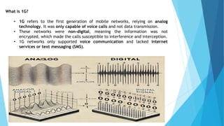 Comprehensive Overview of 1G and 2G Mobile Network Generations | PDF