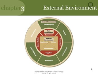 External Environment Copyright ©2010 by South-Western, a division of  Cengage Learning.  All rights reserved. 0 