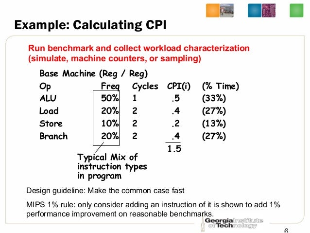 Calculate Cpi Computer Architecture – EBJS