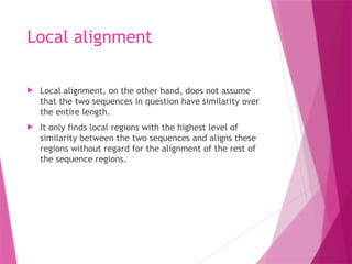 Lec3-Sequence Alignment bioinformatics .pptx