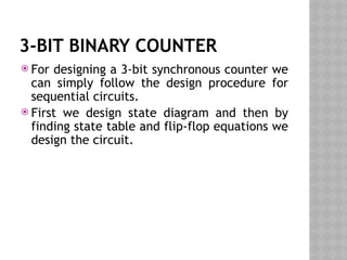 Synchronous counters digital logic design | PPTX