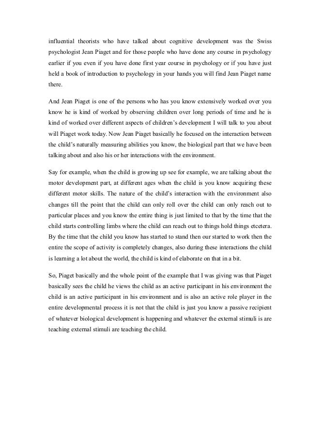piaget theory in punjabi