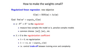 How to make the weights small?
 