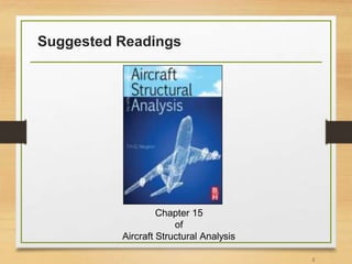 Suggested Readings
Chapter 15
of
Aircraft Structural Analysis
2
 