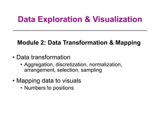 lec 3 data transformation _ mapping DSA course | PDF