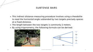 Distance Engineering Elementary Surveying _ Distance Measurement | PDF
