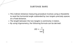 Elementary Surveying _ Distance Measurement | PDF